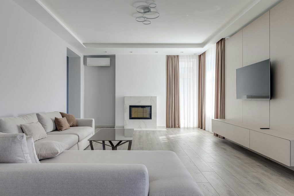 Salón minimalista